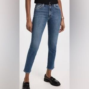 Favorite Daughter Size 33 The Erin High Rise Slim Straight Medium Indigo‎ NWT